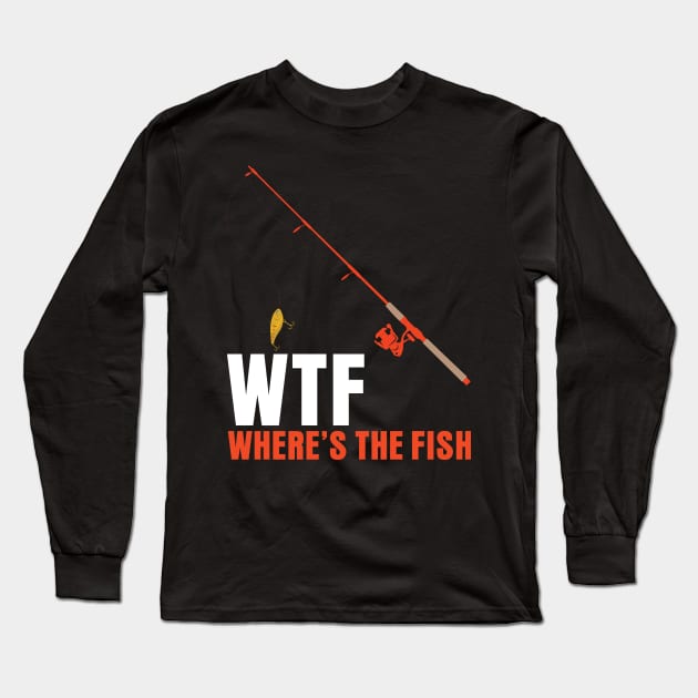 Fishing Long Sleeve T-Shirt by UniqueWorld